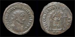 Ancient Coins - Maximian billon antoninianus emperor standing right