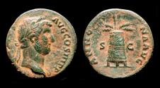 Ancient Coins - Hadrian AE As modius