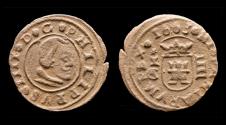 World Coins - Spain Philip IV 4 maravedis 1663