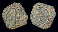World Coins - Crusader Principality of Antioch Bohémond IV-V AE pougeoise