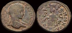 Ancient Coins - Seleucis and Pieria  Antioch  Elagabalus AE33  Tyche seated left
