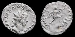 Ancient Coins - Gallienus (Joint Reign) AR antoninianus emperor walking right