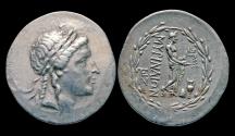 Ancient Coins - Aiolis Myrina AR stephanophoric tetradrachm