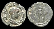 Ancient Coins - Gordian III AE sestertius Victory advancing left