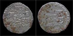 World Coins - Islamic Ghaznavids Mahmud-Caliph al-Qadir AR dirhem.