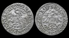 World Coins - Litauen Sigismund II August 1/2 groschen 1559