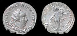 Ancient Coins - Valerian I AR antoninianus Victory standing left