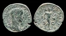 Ancient Coins - Severus Alexander AE sestertius Mars walking right