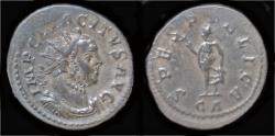 Ancient Coins - Tacitus silvered antoninianus Spes advancing left