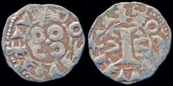 World Coins - France Bishopric Melgueil denier no date