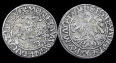 World Coins - Litauen Sigismund II August 1/2 groat 1559