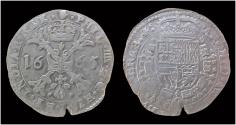 World Coins - Southern Netherlands Brabant Philips IV patagon 1665