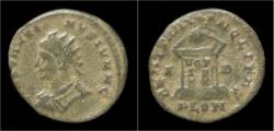 Ancient Coins - Constantine II AE3 altar inscribed