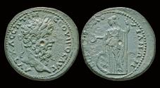 Ancient Coins - Galatia Tavium Septimius Severus AE tetrassarion- unpublished