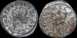 Ancient Coins - Probus silvered antoninianus Fides standing left