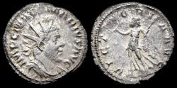 Ancient Coins - Marius silvered antoninianus Victory standing front