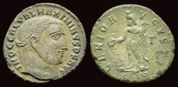 Ancient Coins - Maximinus II Daia  AE follis Genius standing left