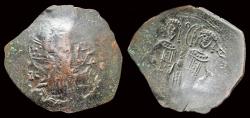 Ancient Coins - Alexius III Comnenus billon aspron trachy