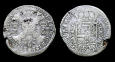 World Coins - Southern Netherlands Brabant Karel II patagon 1695
