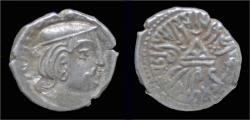 Ancient Coins - India Satraps in Western India Rudrasena II AR drachm