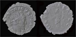 Ancient Coins - Tetricus I billon antoninianus Hilaritas standing left