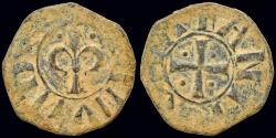 World Coins - Crusader Principality of Antioch Bohémond IV-V AE pougeoise