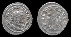 Ancient Coins - Gallienus silvered antoninianus Gallienus and Valerian sacrificing
