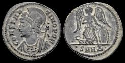 Ancient Coins - Commemorative Series AE follis Victory standing left on prow