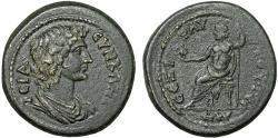 Ancient Coins - Germe. Mysia. civic coinage: AE26 – Senate/Zeus – Fine style