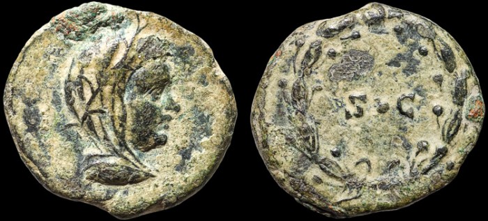 Annius Verus, Caesar AE quadrans – Annius Verus (?) as Winter/SC in ...