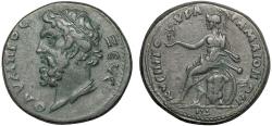 Ancient Coins - Lydia. Maeonia AE25 pseudo-autonomous coinage – Zeus/Roma