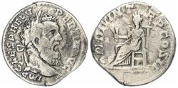 Ancient Coins - Roman Empire, Pertinax (AD 193), AR Denarius, IMP CAES P HELV PERTIN AVG,
