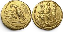 Ancient Coins - Dacia, Burebista. Koson-type Gold Stater 82-42 BC. (8.54gm)