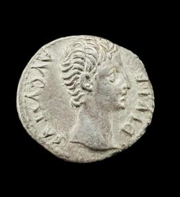 Augustus. 27 BC-AD 14. AR Denarius (19.5mm, 3.55 g, 6h). Lugdunum (Lyon ...