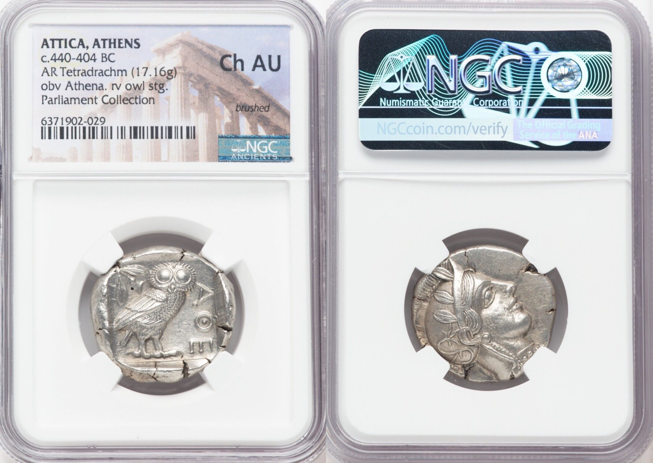 ATTICA. Athens. Ca. 440-404 BC. AR tetradrachm (26mm, 17.16 gm