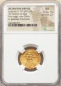Ancient Coins - Justinian II, first reign (AD 685-695). AV solidus (20mm, 4.43 gm, 6h). NGC MS