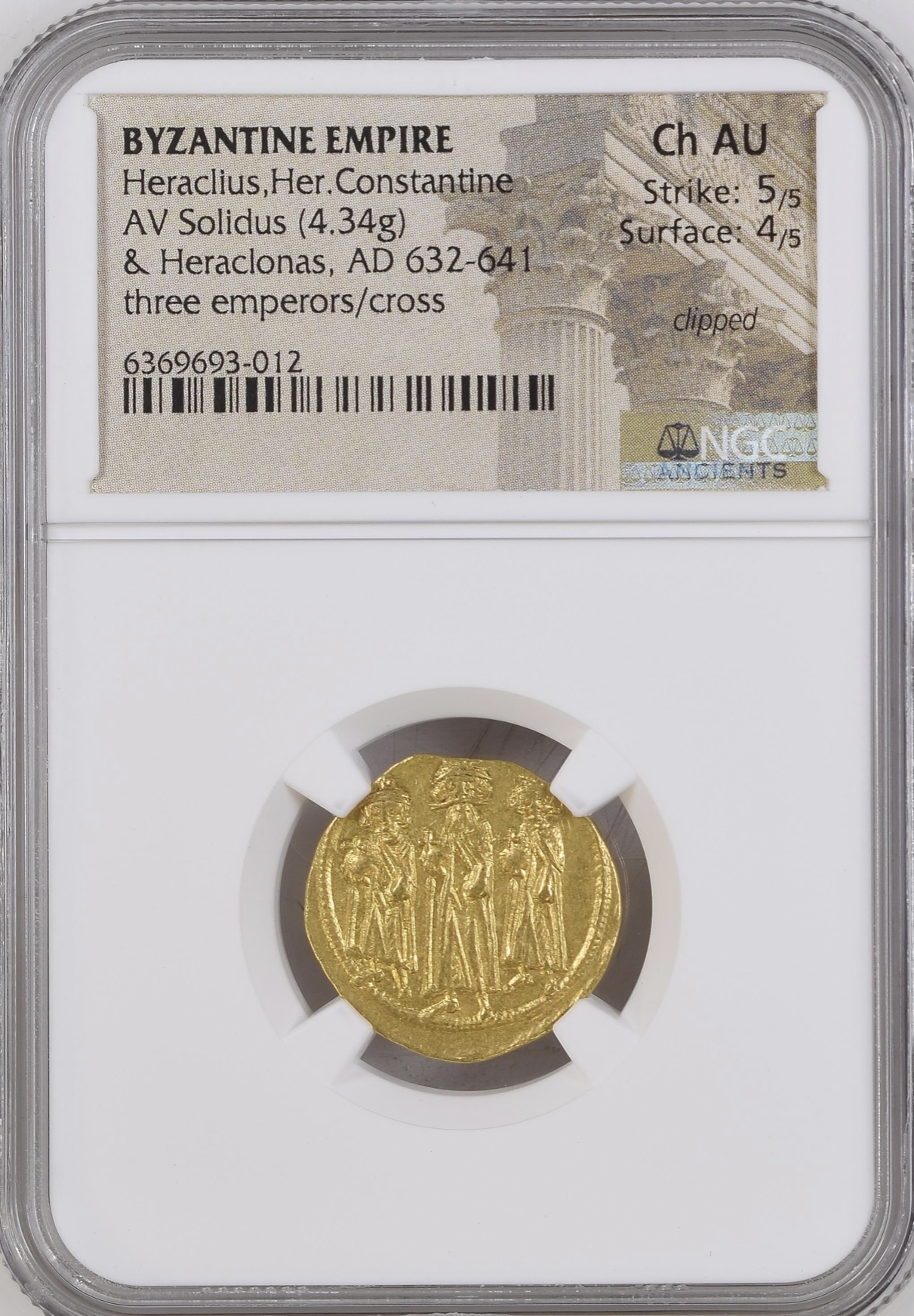 2024激安通販 with Heraclius Empire. Byzantine Heraclius and Constantine 解説、評論