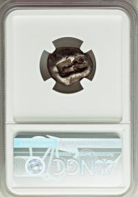 Ancient Coins - LYDIAN KINGDOM. Croesus (ca. 561-546 BC). AR stater (19mm, 10.40 gm). NGC
