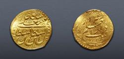Ancient Coins - IRAN, Qajars. Fath 'Ali Shah. As Shah, AH 1212-1250 / AD 1797-1834. AV Toman (24mm, 10h).