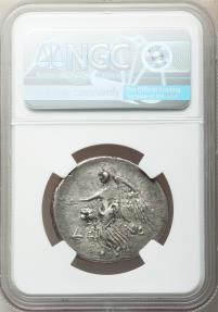 Ancient Coins - PAMPHYLIA. Side. Ca. 3rd-2nd centuries BC. AR tetradrachm (32mm, 12h). NGC Choice VF