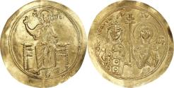 Ancient Coins - JOHN II, 1118-1143. AV Hyperpyron, Constantinople Mint, ca. 1118-1122. ICG EF-40.  S-1938.