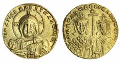 Ancient Coins - Byzantine Empire, Constantine VII and Romanus II (945-959) AV Solidus,