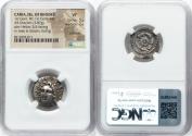 Ancient Coins - CARIAN ISLANDS. Rhodes. Ca. 40 BC-AD 25. AR drachm (20mm, 3.87 gm, 6h). NGC