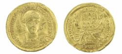 Ancient Coins - Roman Empire, Constantius II, as Augustus (AD 337-361), AV Solidus, FL IVL CONSTANTIVS PERP AVG,