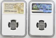 Ancient Coins - Mark Antony. Autumn 32-spring 31 BC. AR Denarius (3.47 g). Legionary issue. LEG XVII, Classicae