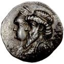 Ancient Coins - ELYMAIS: Kamnaskires III & Queen Anzaze, ca. 82-72 BC, AR tetradrachm (15.32g), Van't Haaff-