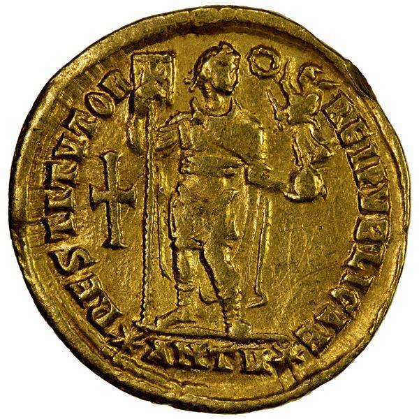 ROMAN EMPIRE: Valentinian I, 364-375 AD, AV solidus (4.39g