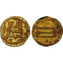 Ancient Coins - ABBASID: al-Rashid, 786-809, AV dinar (3.87g), NM (Madinat al-Salam), AH192, A-218.4