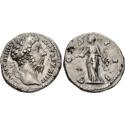 Ancient Coins - Marcus Aurelius. AD 161-180. AR Denarius (18mm, 3.28 g, 6h). Rome mint. Struck AD 170.