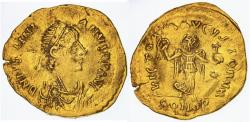 Ancient Coins - Byzantine Empire, Justinian I, 'the Great', (527-565), AV Tremissis, Constantinople,